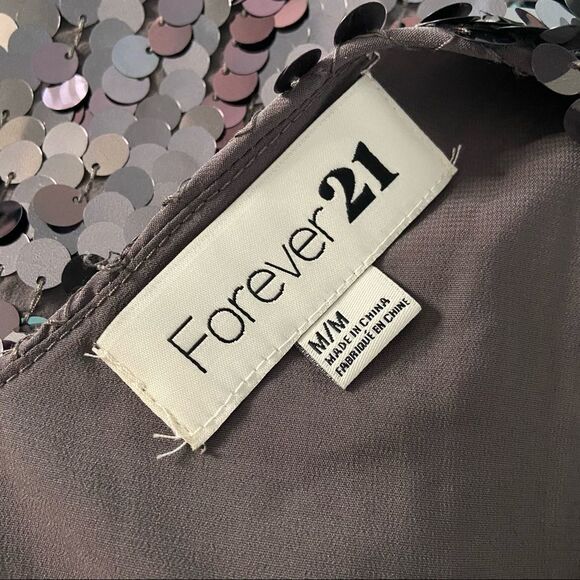 FOREVER 21 Beautiful Sequined Party Mini Prom Dress - Picture 12 of 14